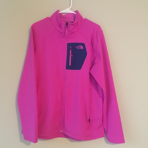 The North Face Jackets & Blazers - The North Face Pink Jacket with Navy Accents